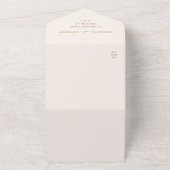 Wildblume Frühjahr All In One Einladung (Außenbereich)