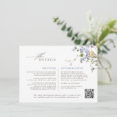 Wildblume Frühjahr Begleitkarte (Stehend Vorderseite)