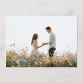 Wildblume Frühjahr Begleitkarte (Rückseite)