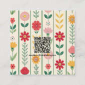 Wildblume Frühjahr Begleitkarte (Rückseite)