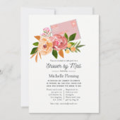 Wildblume Frühjahr Brautparty per Post Einladung (Vorderseite)