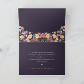 Wildblume Frühjahr Dankeskarte (Innenseite)