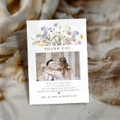 Wildblume Frühjahr Dankeskarte