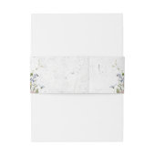 Wildblume Frühjahr Einladungsbanderole (Rückseitenbeispiel)