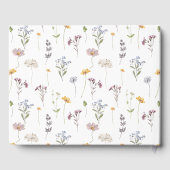 Wildblume Frühjahr Gästebuch (Rückseite)