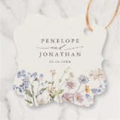 Wildblume Frühjahr Geschenkanhänger (Rückseite)