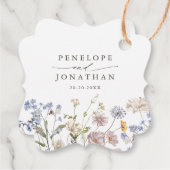 Wildblume Frühjahr Geschenkanhänger (Rückseite)