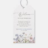 Wildblume Frühjahr Geschenkanhänger (Vorderseite)