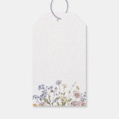 Wildblume Frühjahr Geschenkanhänger (Rückseite)