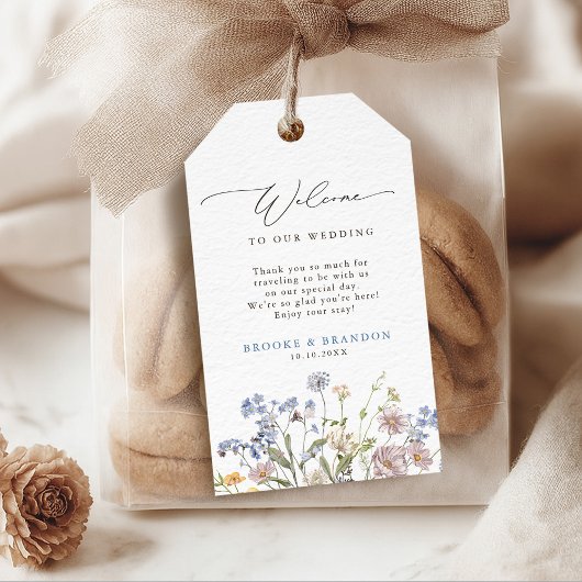 Wildblume Frühjahr Geschenkanhänger