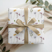 Wildblume Frühjahr Geschenkpapier