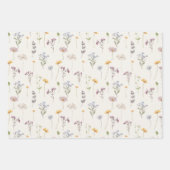 Wildblume Frühjahr Geschenkpapier Set (Vorderseite 2)