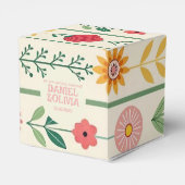 Wildblume Frühjahr Geschenkschachtel (Rückseite)