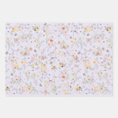 Wildblume Frühjahr Messe Florenz Geschenkpapier Set (Vorderseite 3)