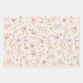 Wildblume Frühjahr Messe Florenz Geschenkpapier Set (Vorderseite 2)