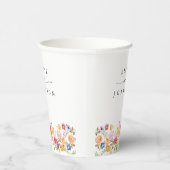 Wildblume Frühjahr Pappbecher (Rechts)