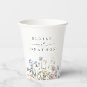 Wildblume Frühjahr Pappbecher (Vorderseite)