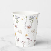 Wildblume Frühjahr Pappbecher (Rechts)