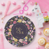 Wildblume Frühjahr Pappteller (Party)