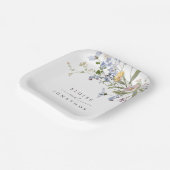 Wildblume Frühjahr Pappteller (Gewinkelt)