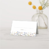 Wildblume Frühjahr Platzkarte (Vorderseite)