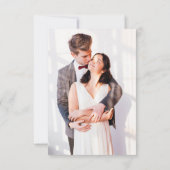 Wildblume Frühjahr RSVP Karte (Rückseite)