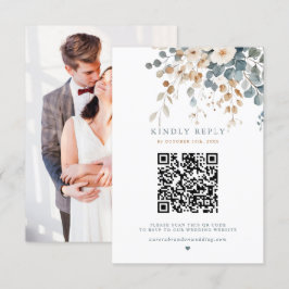 Wildblume Frühjahr RSVP Karte