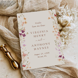 Wildblume Frühjahr Save The Date