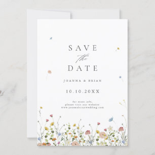 Wildblume Frühjahr Save The Date