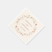 Wildblume Frühjahr Serviette (Ecke)