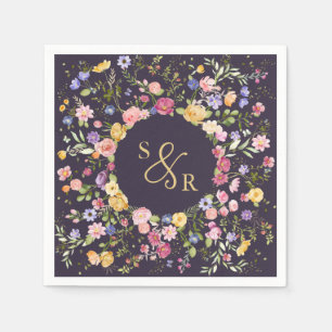 Wildblume Frühjahr Serviette