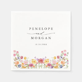 Wildblume Frühjahr Serviette