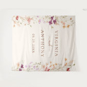 Wildblume Frühjahr Wandteppich (Vorderseite (Horizontal))