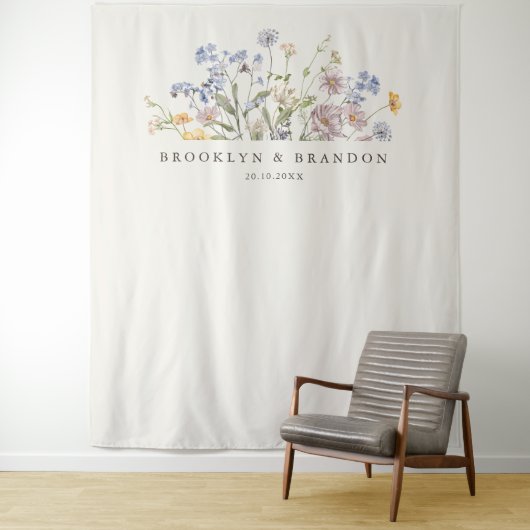 Wildblume Frühjahr Wandteppich (Beispiel)