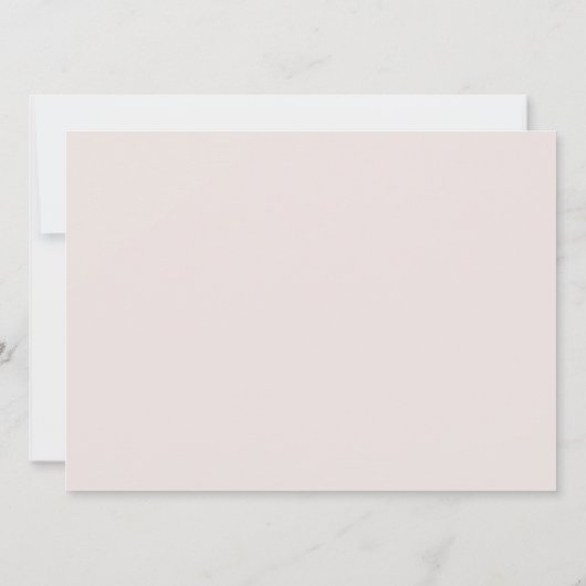 Wildblume Frühjahrskarte (Rückseite)