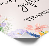 Wildblume Frühjahrskarten und Geschenkkarte Fotodruck (Ecke)