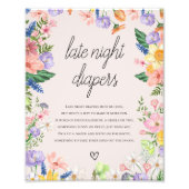 Wildblume Frühjahrspause Spätabenteuer-Zeichen Fotodruck (Vorne)