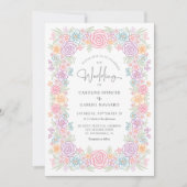 Wildblume Frühjahrssommer Einladung (Vorderseite)