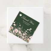 Wildblume Frühling Rosa Blumenzehen Geschenkanhänger (Beispiel)