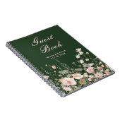 Wildblume Frühling Rosa Blumenzehen Notizblock (Rechte Seite)