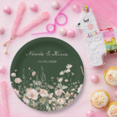 Wildblume Frühling Rosa Blumenzehen Pappteller (Party)