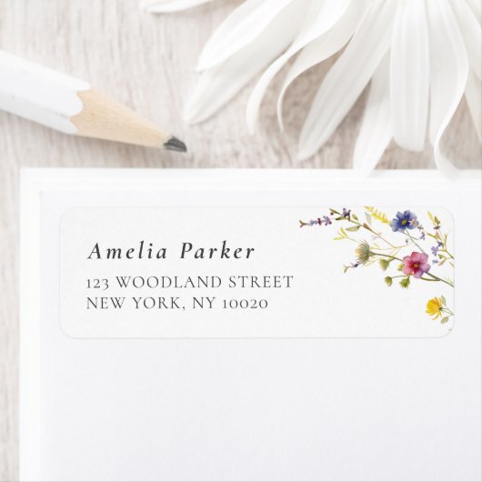 Wildblume Frühling Rücksendeadresse (Insitu)