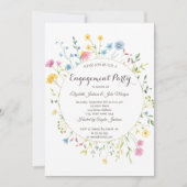 Wildblume für Aquarellbilder Einladung (Vorderseite)