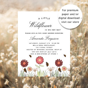 Wildblume für Babyduschen