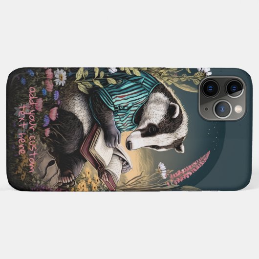 Wildblume für Badger lesen Case-Mate iPhone Hülle (Rückseite (Horizontal))