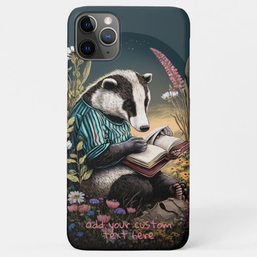 Wildblume für Badger lesen Case-Mate iPhone Hülle (Rückseite)