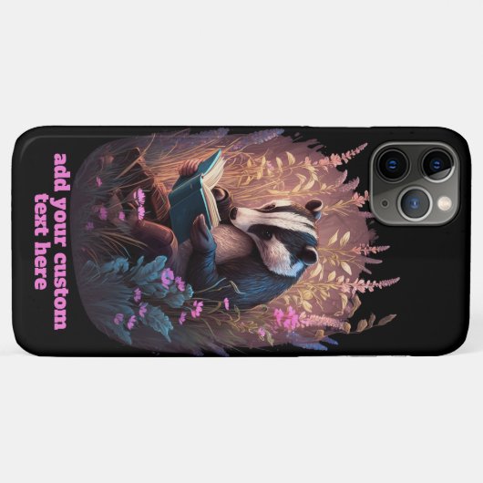 Wildblume für Badger lesen Case-Mate iPhone Hülle (Rückseite (Horizontal))