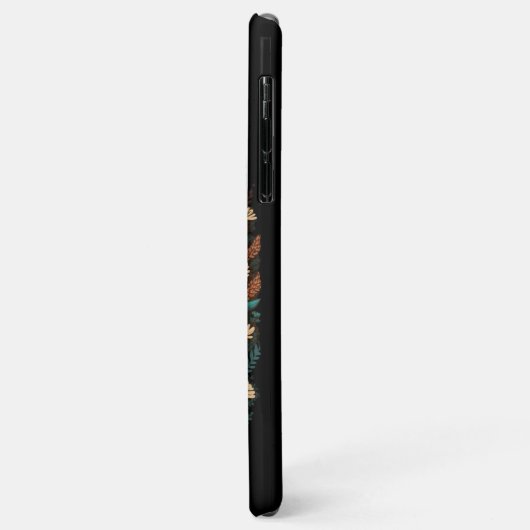 Wildblume für Badger Sitting Cup Case-Mate iPhone Hülle (Hinten/Links)