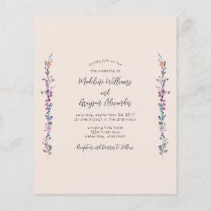 Wildblume für Billigflüge