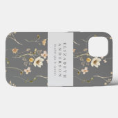 Wildblume für den benutzerdefinierten Text Botanis Case-Mate iPhone Hülle (Rückseite (Horizontal))